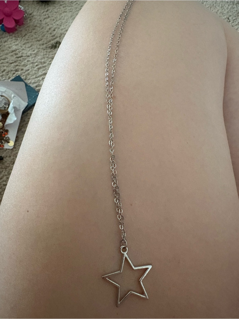 Silver Star Pendant Necklace - Women Jewelry